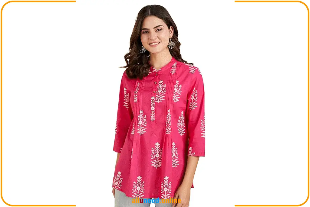 Amazon Myx Womens Cotton Printed Aline Short Kurti