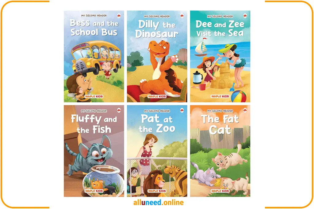 Kids Story Books Set 6 Illustrated Readers