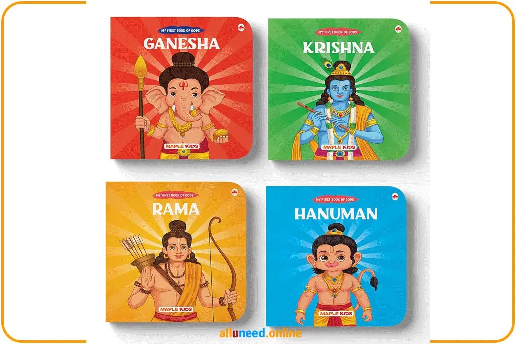 Story Books for Kids Krishna Hanuman Ganesha Rama Set Pack